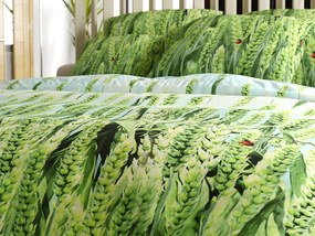 PrzytulneMieszkanie.pl PrzytulneMieszkanie.pl Pościel z mikrowłókna POSANA zielona Rozmiar pościeli: 2 szt 70 x 80 cm | 160 x 200 cm