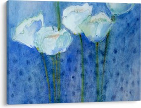 Obraz - Białe tulipany (70x50 cm)