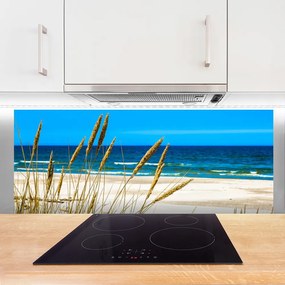 Panel Szklany do Kuchni Rajska Wyspa Na Oceanie