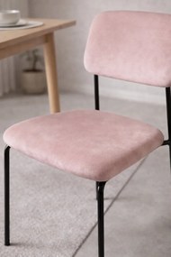 Krzeso Vius z czarnego aksamitu