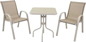 Nowoczesny beżowy zestaw ogrodowy M9-N13