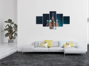 Obraz budowy w Rosji (125x70 cm)