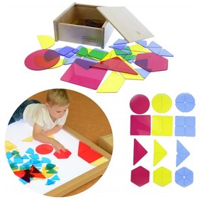 Masterkidz półprzezroczyste kształty geometryczne