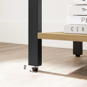 Regał stojący, otwarty, 4 półki - artisan - LLS60B88V1