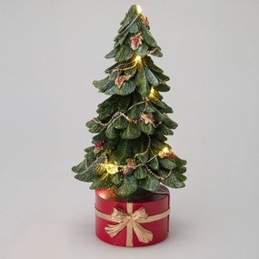 Choinka stołowa LED, 28 cm