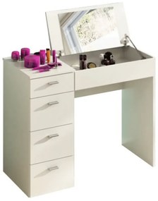 Stolik toaletowy Belina, biały, 90 x 42 x 83 cm