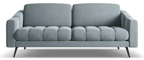 Jasnoniebieska aksamitna sofa 202 cm Nalu – Makamii