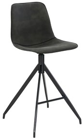 Ciemnoszare hokery zestaw 2 szt. 84 cm Monaco – House Nordic