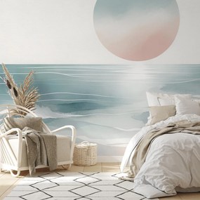 Fototapeta - Słońce nad oceanem (196x136 cm)