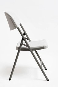 Zestaw 6 krzese z efektem rattanu z ywicy