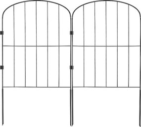 24 x 11 Stóp Dekoracyjne Panele Ogrodzeniowe do Ogrodu SucceBuy , 10 Sztuk