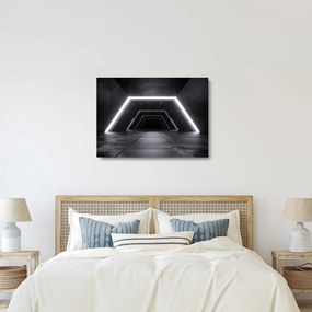 Obraz na szkle - Futurystyczny tunel (70x50 cm)