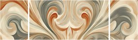 Obraz - Wiry w ziemistych barwach (170x50 cm)