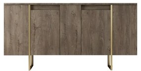 Szafka Luxe Walnut and Gold