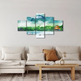 Obraz - Wymarzony krajobraz (125x70 cm)