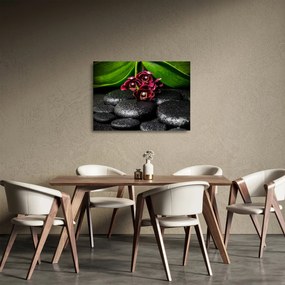 Obraz na szkle - Kamienie lawy (70x50 cm)