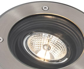 Zewnetrzna Zestaw 6 Nowoczesnych zewnętrznych reflektorów ogrodowych stal AR70 regulowane IP65 - Delux Nowoczesny Oswietlenie zewnetrzne