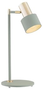 Argon 4276 - Lampa stołowa DORIA 1xE27/15W/230V zieleń/mosiądz