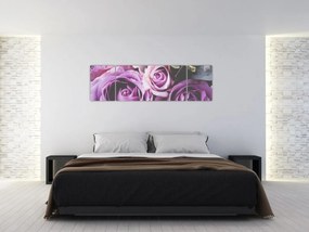 Obraz - Różyczki (170x50 cm)