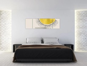 Obraz - Abstrakcyjny obraz plaży N⁰2 (170x50 cm)