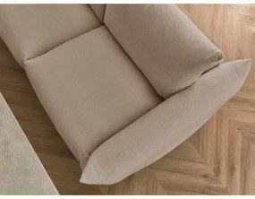 Beżowa rozkładana sofa 214 cm Ernest – Bobochic Paris