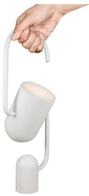 Biała lampa stołowa Hammel Grab