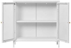 Biała metalowa witryna 80x80 cm Dalby – House Nordic