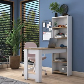 Biurko Halon White and Walnut