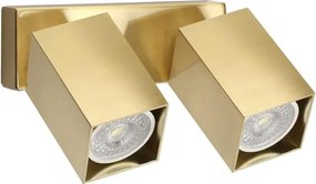 Ideal Lux - LED kinkiet punktowy DYNAMITE 2xGU10/7W/230V CRI 90 mosiądz