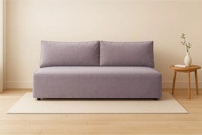 Sofa z funkcją spania i pojemnikiem DUO, tkanina Salvador, Szary