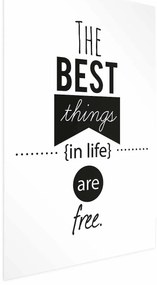 Plakat Best things in life 40x60 cm bez ramy z marginesem ARTGEIST B