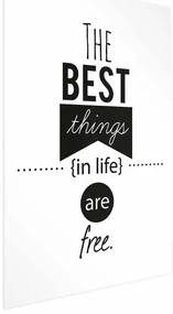 Plakat Best things in life 60x90 cm bez ramy z marginesem ARTGEIST B