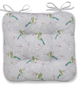 Poduszka na krzesło 34x36 cm Hummingbirds – Cooksmart ®