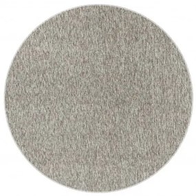 Dywan wykładzinowy na filcu Nizza beżowy melanż koło 120 cm x 120 cm