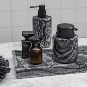 Czarny marmurowy dozownik do mydła 0.2 l Marble – Mette Ditmer Denmark
