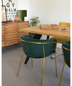Stół z blatem w dekorze dębu 90x160 cm Koda – Kave Home