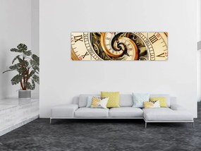 Obraz zegara (170x50 cm)