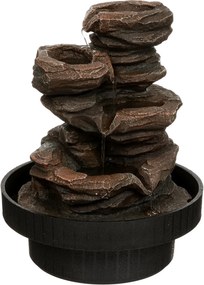 Mini fontanna zen Sharmila, żywica, wys. 22,5 cm