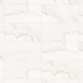 Mexen Onyx White gres szkliwiony rekt. G1, płytka podłogowo-ścienna 120 x 60 cm, połysk - TL106-120-060-01