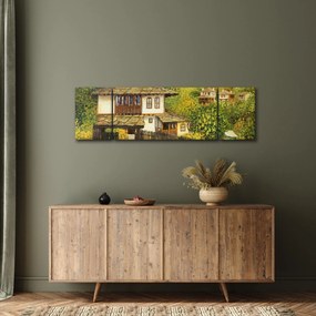 Obraz - Domki letniskowe w lecie (170x50 cm)