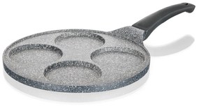 Banquet Patelnia na 4 racuchy z powierzchnią nieprzywierającą Granite Grey, śr. 26 cm