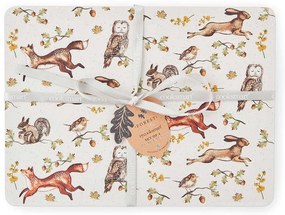 Korkowe maty stołowe zestaw 4 szt. 27x35 cm Forest Fable – Cooksmart ®