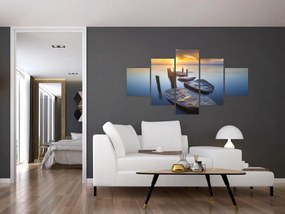 Obraz - Kamienne molo (125x70 cm)