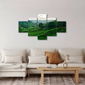 Obraz - Plantacje herbaty w Malezji (125x70 cm)