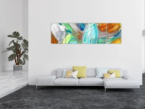 Obraz - Kolorowa abstrakcja (170x50 cm)