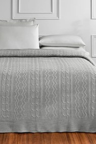 Wełniana narzuta na łóżko SPARSE w opakowaniu prezentowym Beżowy