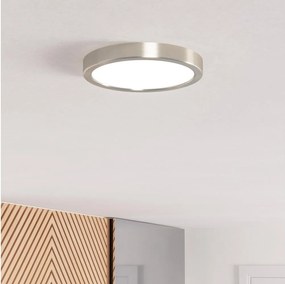 Eglo 901316 - LED lampa sufitowa FUEVA LED/11,5W/230V 2700/4000/6500K śr. 21,1 cm chrom