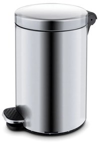 Kosz z pedałem,śmietnik, 20l, płynne zamykanie, nierdzewny matowy