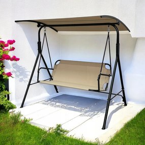 Huśtawka do ogrodu Paloma MAS-4006, wolnostojąca, kolor jasny brąz