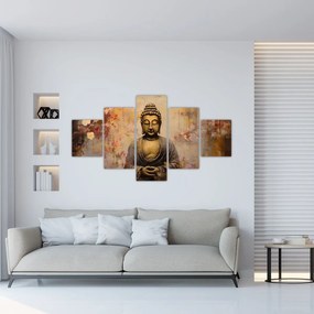 Obraz - Budda, malarstwo (125x70 cm)